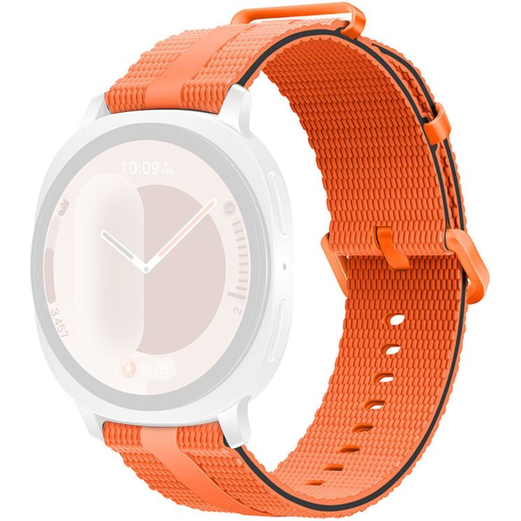 Ремінець Reframe Sport Linear для Samsung Galaxy Watch 8 (40/44mm) / 8 Classic - Orange / Black: фото 1 з 5