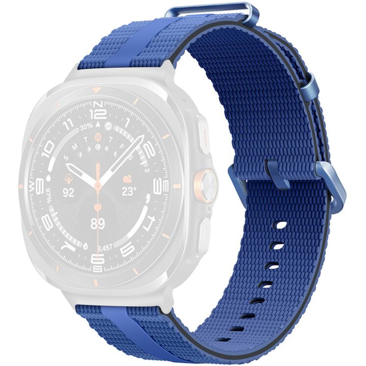 Ремешок Reframe Sport Linear для Samsung Galaxy Watch Ultra (47mm) / Ultra (2025) - Blue / Black (358074LB) Ремешок Reframe Sport Linear для Samsung Galaxy Watch Ultra (47mm) / Ultra (2025) - Blue / Black: фото 1 из 5
