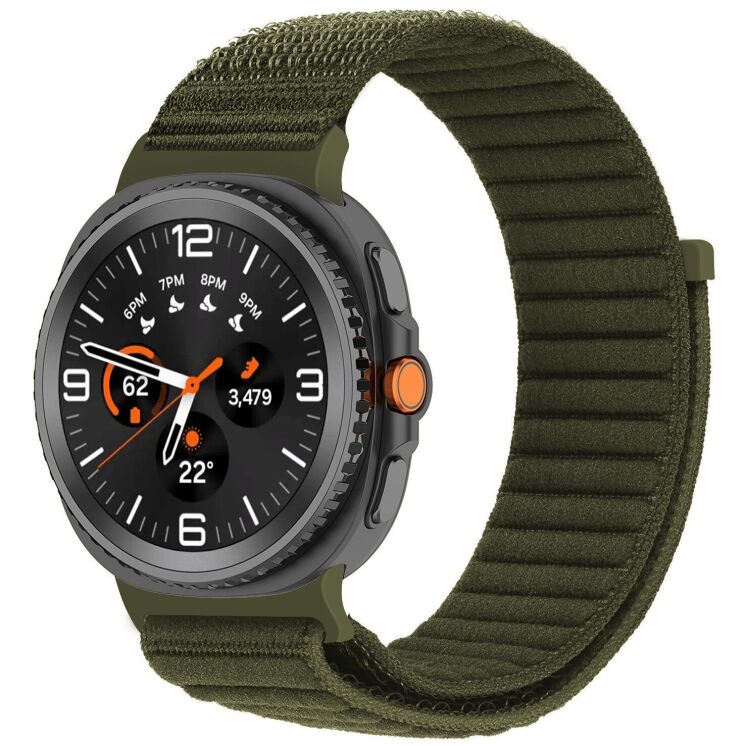 Ремінець Reframe Weave Loop для Samsung Galaxy Watch 8 (40/44mm) / 8 Classic - Army Green: фото 2 з 2