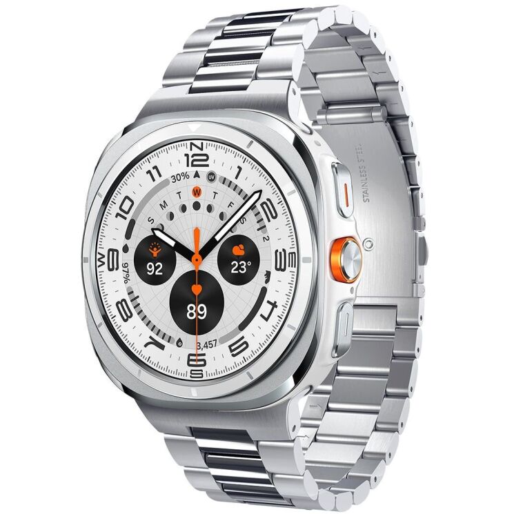 Ремешок Spigen (SGP) Modern Fit для Samsung Galaxy Watch Ultra (47mm) AMP08823 - Silver: фото 1 из 14