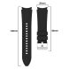 Ремешок UniCase Silicone Band для Samsung Galaxy Watch 4 Classic (46mm) / Watch 4 Classic (42mm) / Watch 4 (40mm) / Watch 4 (44mm) - White (284301W). Фото 5 из 7