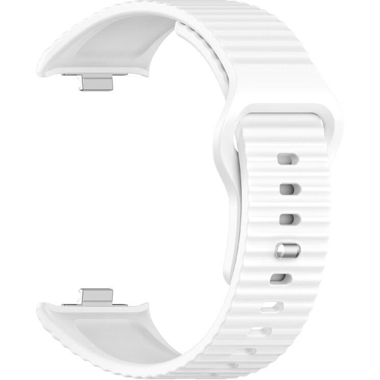 Ремешок UniCase Silicone Strap для Xiaomi Redmi Watch 6 / 6 Active / 6 Lite / 5 / 4 - White: фото 3 из 8