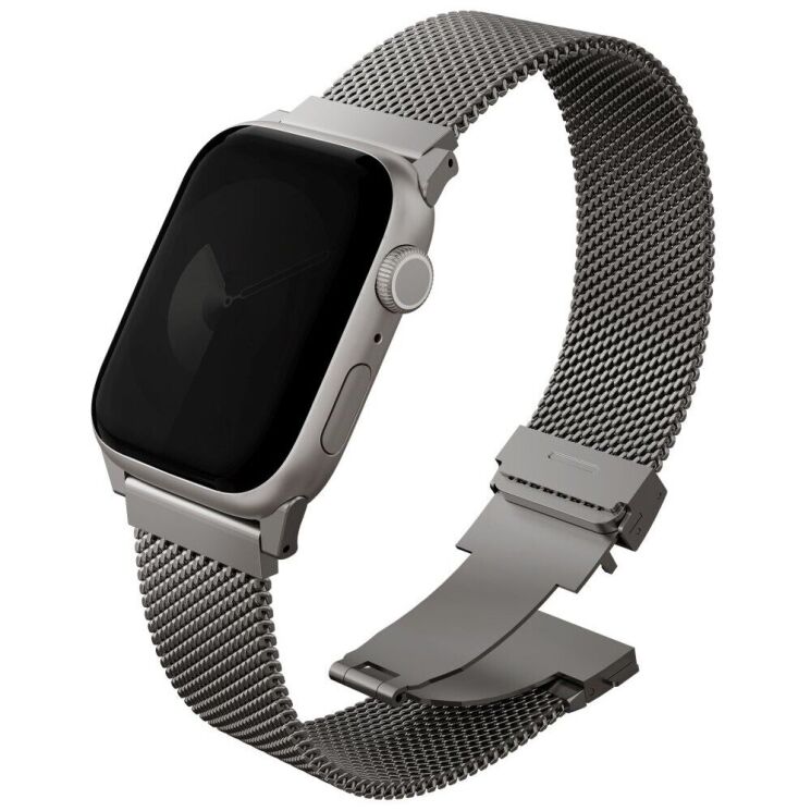 Ремінець UNIQ Dante Pro для Apple Watch 46 / 44 / SE 44 / 45 / Ultra / Ultra 2 (49mm) - Silver: фото 1 з 3