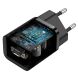 Мережевий зарядний пристрій Baseus Super Si Quick Charger (25W) + кабель Type-C to Type-C (3A, 1m) TZCCSUP-L — Black (141804B). Фото 6 з 22