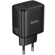 Сетевое зарядное устройство Hoco N83 PD40W (Type-C) - Black: фото 1 из 5