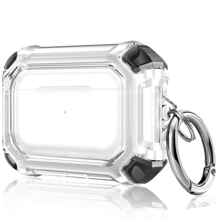 Силиконовый чехол Deexe Defender Cover для Apple AirPods Pro - Black: фото 1 из 6