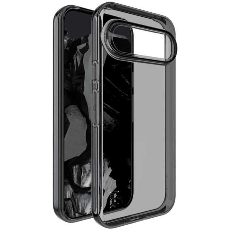 Силиконовый чехол IMAK UX-5 Series для Google Pixel 9 / 9 Pro - Transparent Black: фото 1 из 9