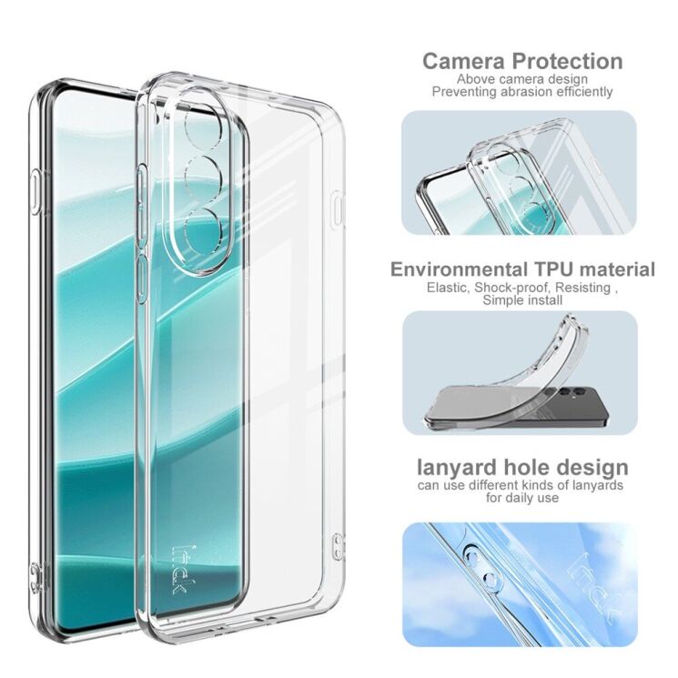 Силіконовий (TPU) чохол IMAK UX-5 Series для OnePlus Nord 5 / Ace 5 Ultra - Transparent: фото 3 з 6