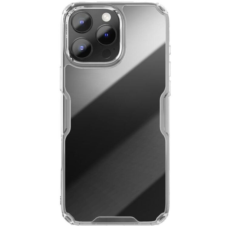 Силиконовый чехол NILLKIN Nature TPU Pro для Apple iPhone 16 Pro Max - Transparent: фото 1 из 14