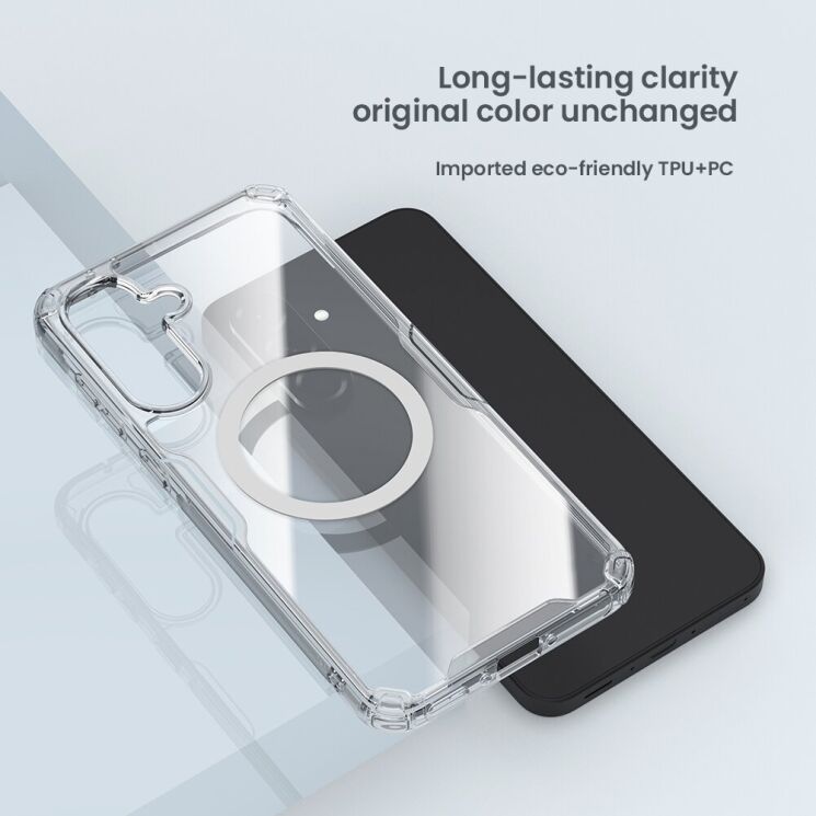 Силиконовый чехол NILLKIN Nature TPU Pro Magnetic для Samsung Galaxy A57 (A576) - Transparent: фото 7 из 14