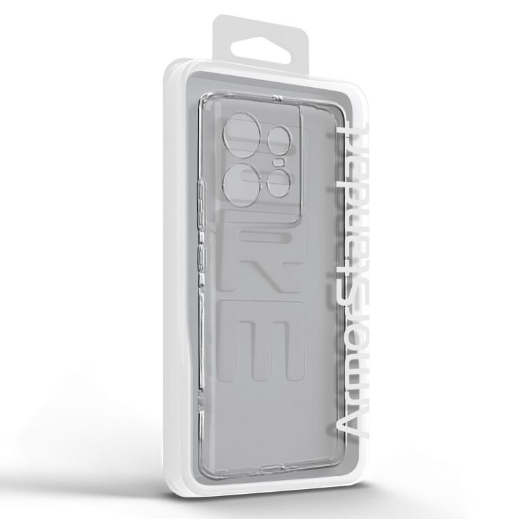 Силиконовый (TPU) чехол ArmorStandart Air Series для Motorola Edge 50 Pro - Clear: фото 6 из 6