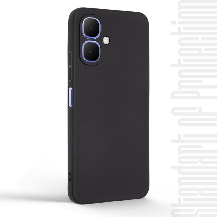 Силіконовий (TPU) чохол ArmorStandart Matte Slim Fit для Infinix Smart 10 - Black: фото 2 з 5