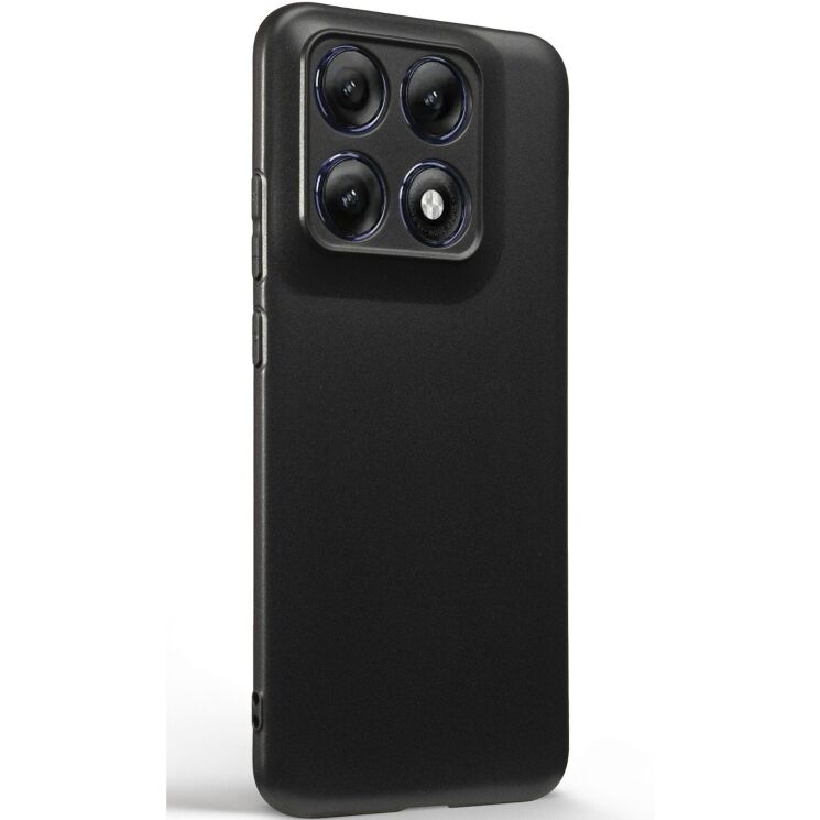 Силиконовый (TPU) чехол ArmorStandart Matte Slim Fit для Motorola Edge 70 Pro - Black: фото 2 из 5