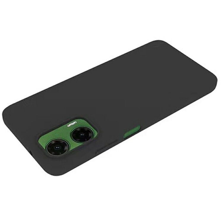Силиконовый (TPU) чехол Deexe Matte Case для Motorola Moto G35 - Black: фото 2 из 4