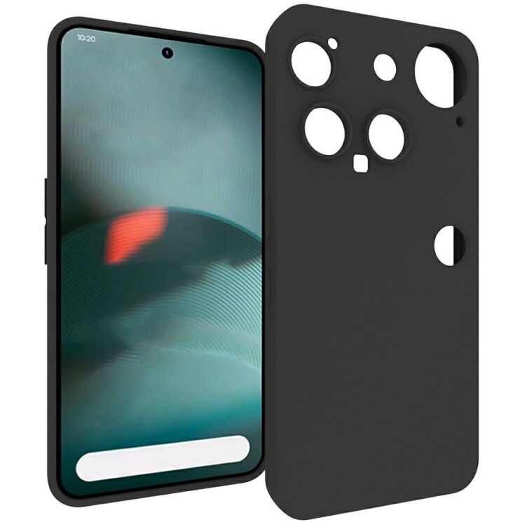 Силіконовий (TPU) чохол Deexe Matte Case для Nothing Phone (3) - Black: фото 1 з 5