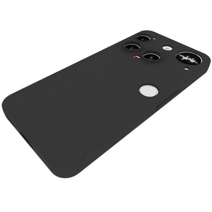 Силіконовий (TPU) чохол Deexe Matte Case для Nothing Phone (3) - Black: фото 3 з 5