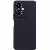 Силиконовый (TPU) чехол Deexe Matte Case для TECNO Camon 19 / 19 Pro - Black: фото 1 из 6