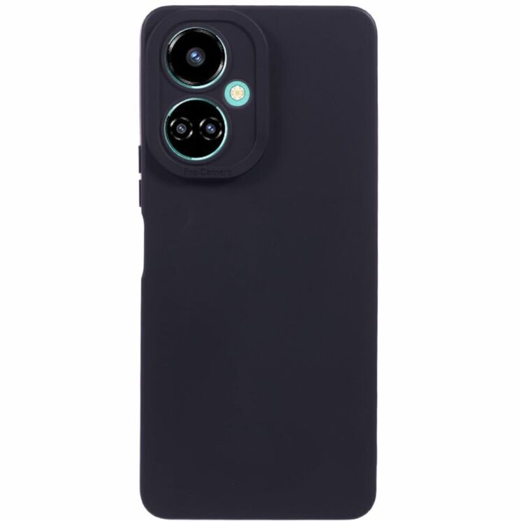 Силиконовый (TPU) чехол Deexe Matte Case для TECNO Camon 19 / 19 Pro - Black: фото 1 из 6