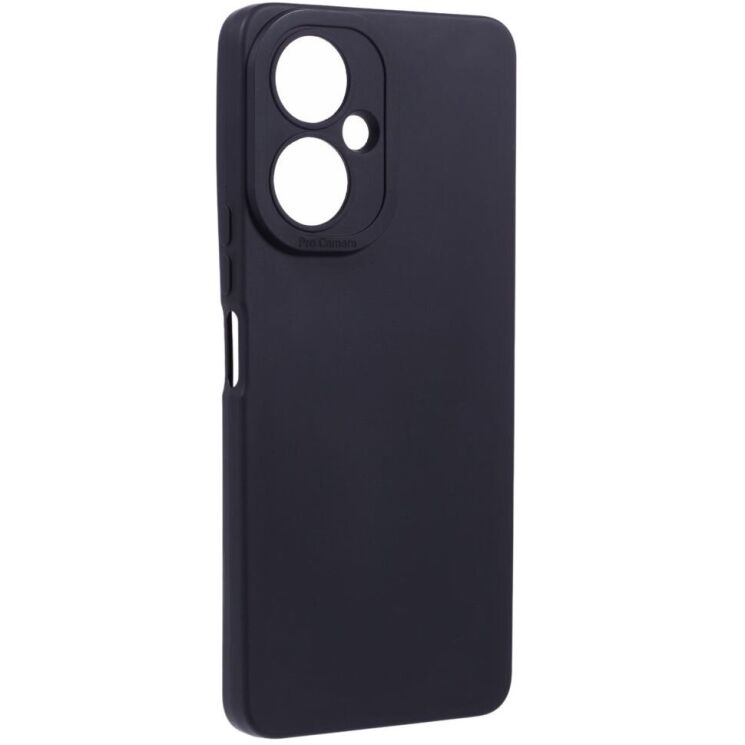 Силиконовый (TPU) чехол Deexe Matte Case для TECNO Camon 19 / 19 Pro - Black: фото 3 из 6