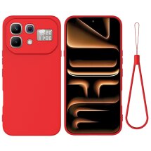 Силиконовый (TPU) чехол Deexe Silicone Case для Infinix Note 60 Pro / Note 60 - Red: фото 1 из 9