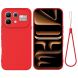 Силиконовый (TPU) чехол Deexe Silicone Case для Infinix Note 60 Pro / Note 60 - Red (409402R). Фото 1 из 9