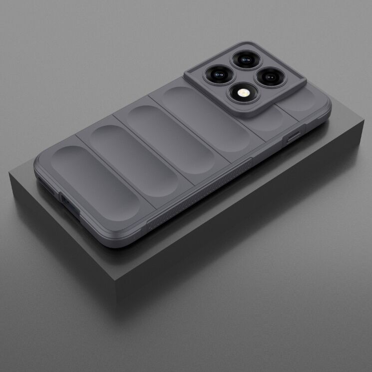 Силіконовий (TPU) чохол Deexe Terra Case для Motorola Edge 70 Pro - Dark Grey: фото 2 з 5