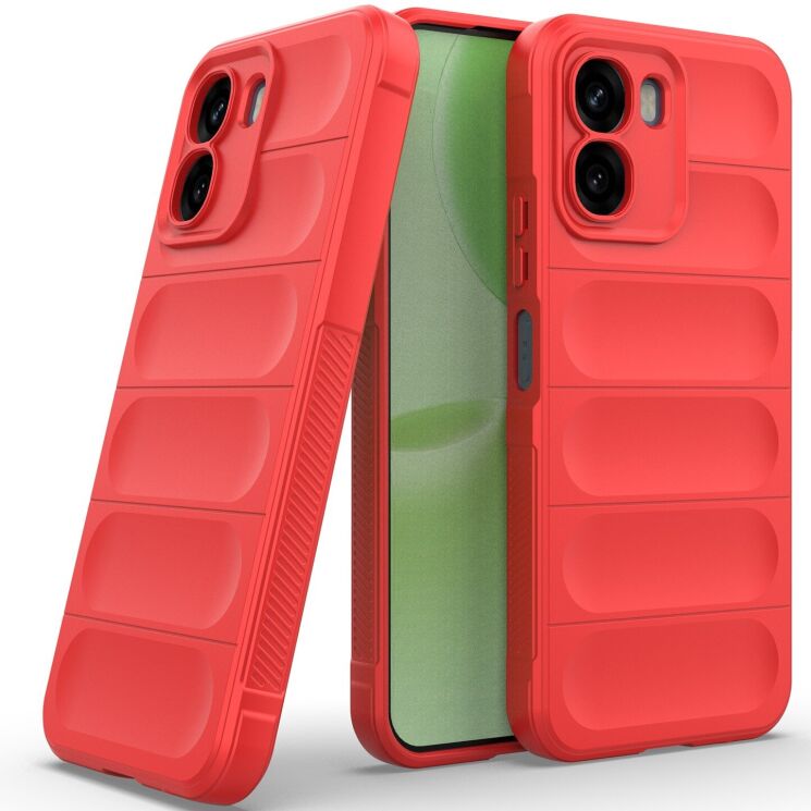 Силіконовий (TPU) чохол Deexe Terra Case для OPPO A6x - Red: фото 2 з 6