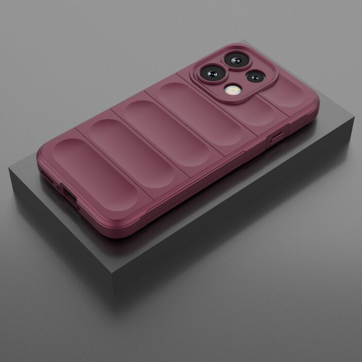 Силиконовый (TPU) чехол Deexe Terra Case для OPPO Reno 16 F/FS - Wine Red: фото 5 из 8