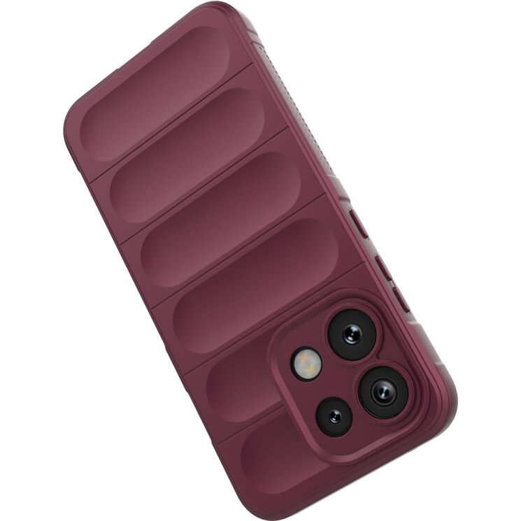 Силиконовый (TPU) чехол Deexe Terra Case для OPPO Reno 16 F/FS - Wine Red: фото 4 из 8