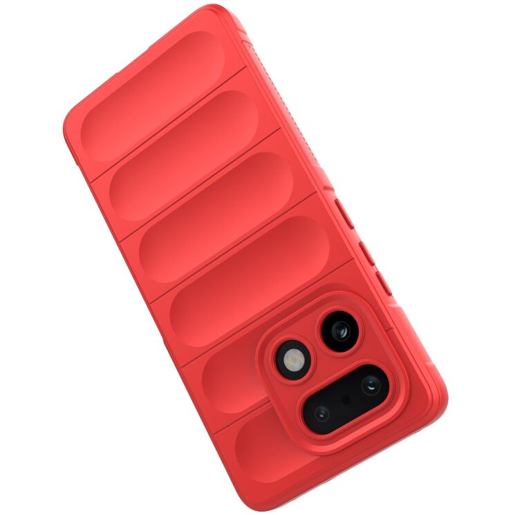 Силиконовый (TPU) чехол Deexe Terra Case для Realme 16 Pro Plus - Red: фото 4 из 8