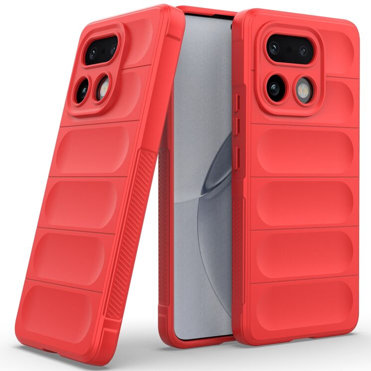 Силиконовый (TPU) чехол Deexe Terra Case для Realme 16 Pro Plus - Red: фото 2 из 8