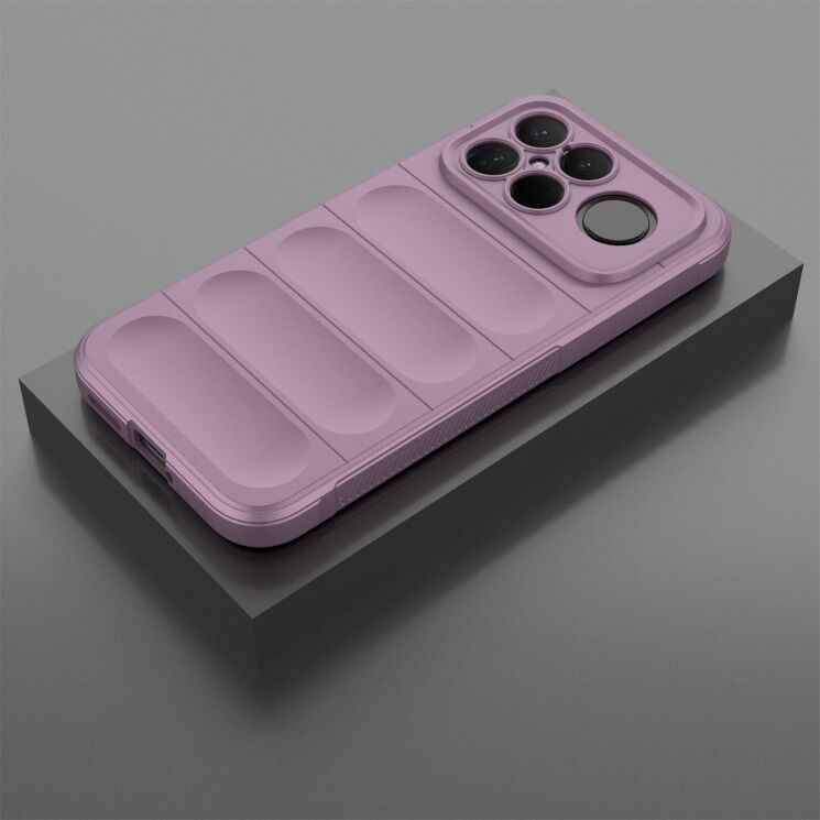 Силиконовый (TPU) чехол Deexe Terra Case для Xiaomi Poco F8 Ultra - Light Purple: фото 2 из 5