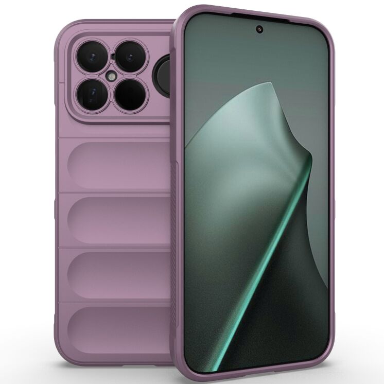 Силиконовый (TPU) чехол Deexe Terra Case для Xiaomi Poco F8 Ultra - Light Purple: фото 1 из 5