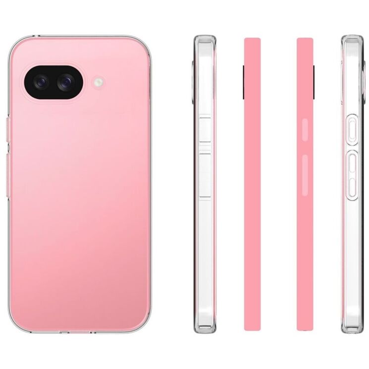 Силиконовый (TPU) чехол Deexe UltraThin для Google Pixel 9a - Transparent: фото 5 из 5