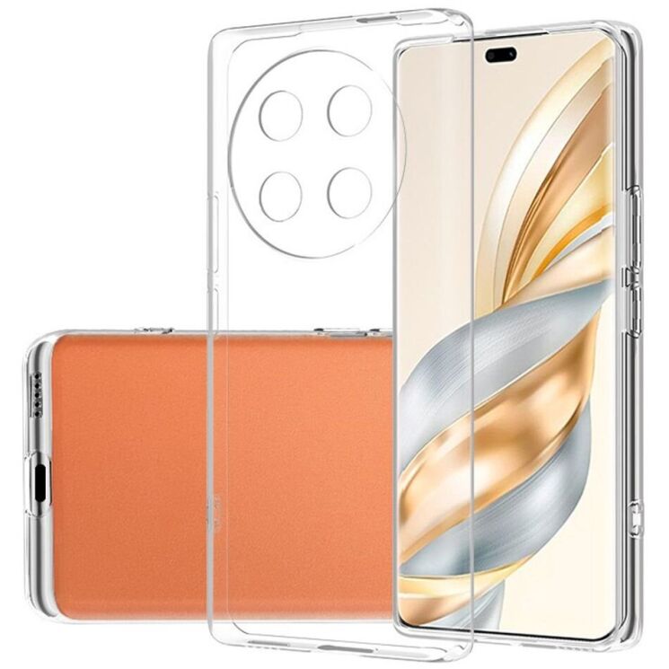 Силиконовый (TPU) чехол Deexe UltraThin для Honor Magic 7 Lite - Transparent: фото 1 из 4