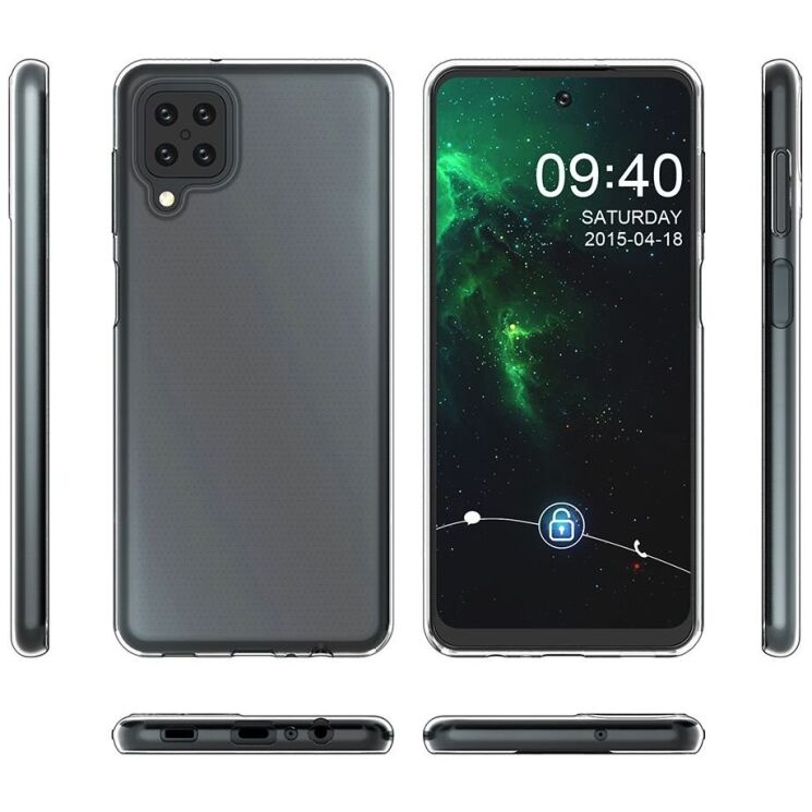 Силиконовый (TPU) чехол Deexe UltraThin для Samsung Galaxy A12 (A125) / A12 Nacho (A127) - Transparent: фото 6 из 8