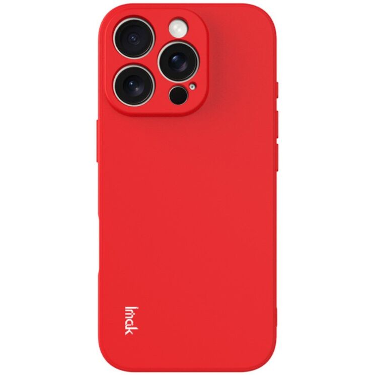 Силиконовый (TPU) чехол IMAK UC-4 Series для Apple iPhone 16 Pro - Red: фото 2 из 6