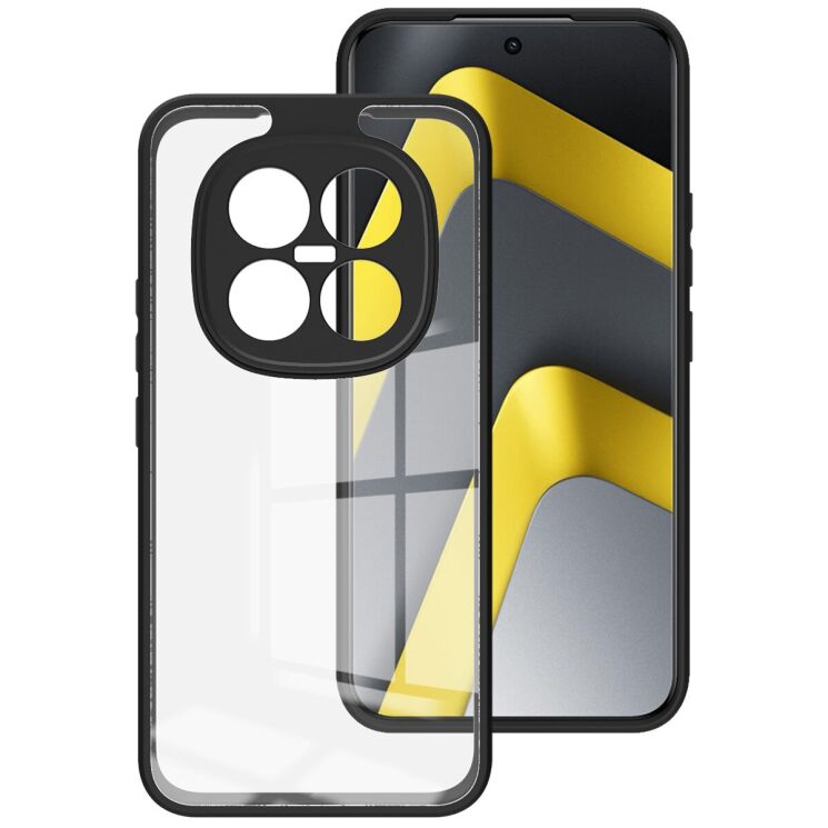 Силіконовий (TPU) чохол IMAK UX-9A Series для Xiaomi Redmi Note 15 Pro Plus / Poco M8 Pro 5G - Black: фото 2 з 9