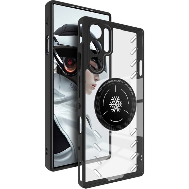 Силиконовый (TPU) чехол IMAK UX-9A Series для ZTE Nubia Red Magic 9 Pro - Black: фото 3 из 15