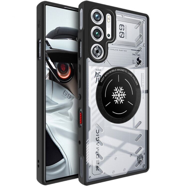 Силиконовый (TPU) чехол IMAK UX-9A Series для ZTE Nubia Red Magic 9 Pro - Black: фото 4 из 15