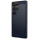 Силиконовый (TPU) чехол MOFI Carbon Fiber для Samsung Galaxy S25 Ultra (S938) - Blue (372211L). Фото 1 из 9