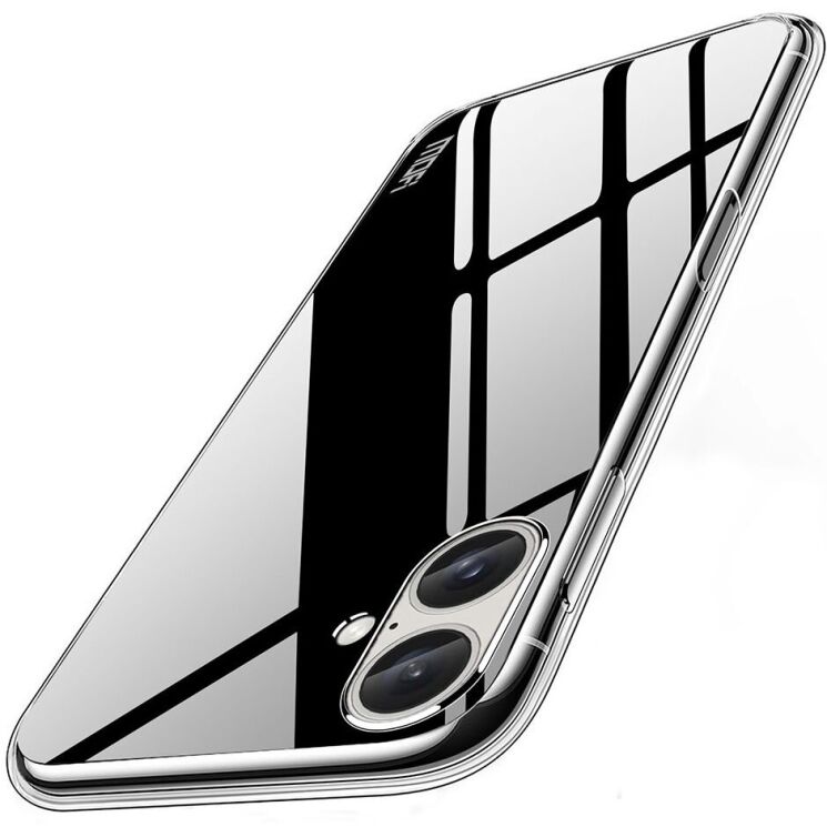Силиконовый (TPU) чехол MOFI Thin Guard для Apple iPhone 16 Plus - Transparent: фото 3 из 11