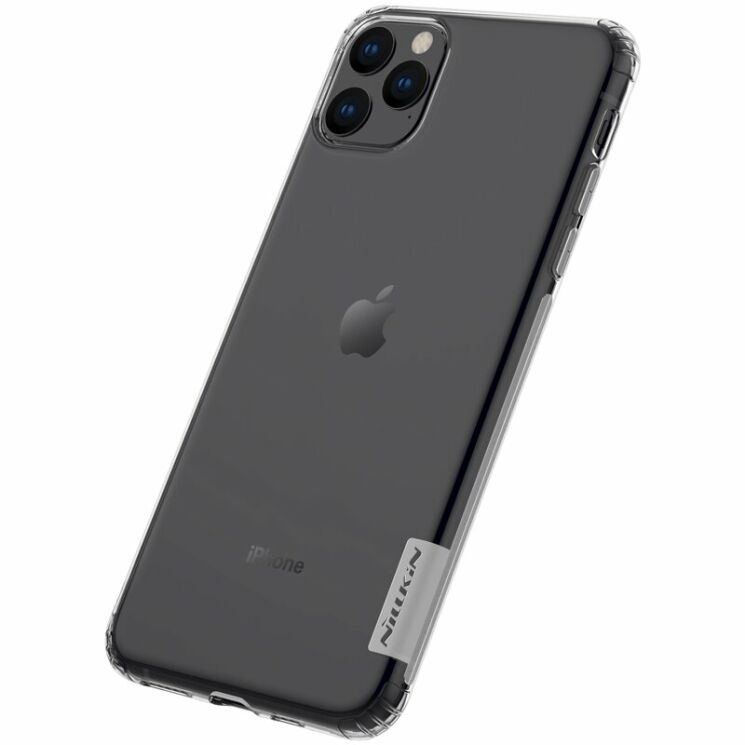 Силиконовый (TPU) чехол NILLKIN Nature для iPhone 11 Pro - Transparent: фото 3 из 16