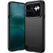 Силиконовый (TPU) чехол UniCase Carbon для Nothing Phone (4a) Pro - Black (411407B). Фото 1 из 9