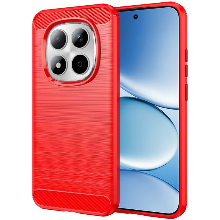 Силіконовий (TPU) чохол UniCase Carbon для Xiaomi Redmi Note 15 Pro 5G - Red (405005R) Силіконовий (TPU) чохол UniCase Carbon для Xiaomi Redmi Note 15 Pro 5G - Red: фото 1 з 8
