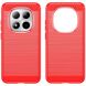 Силіконовий (TPU) чохол UniCase Carbon для Xiaomi Redmi Note 15 Pro 5G - Red (405005R). Фото 2 з 8