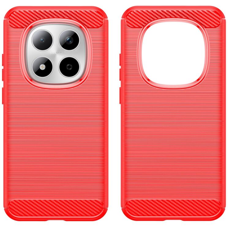 Силіконовий (TPU) чохол UniCase Carbon для Xiaomi Redmi Note 15 Pro 5G - Red (405005R) Силіконовий (TPU) чохол UniCase Carbon для Xiaomi Redmi Note 15 Pro 5G - Red: фото 2 з 8