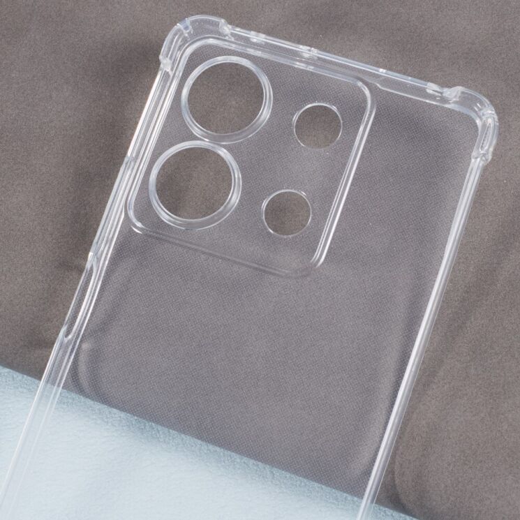 Силиконовый (TPU) чехол UniCase Carrying AirBag для Xiaomi Redmi Note 13 5G - Transparent: фото 5 из 5
