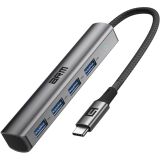 Type-C HUB ArmorStandart Type-C to 4USB - Gray: фото 1 из 3