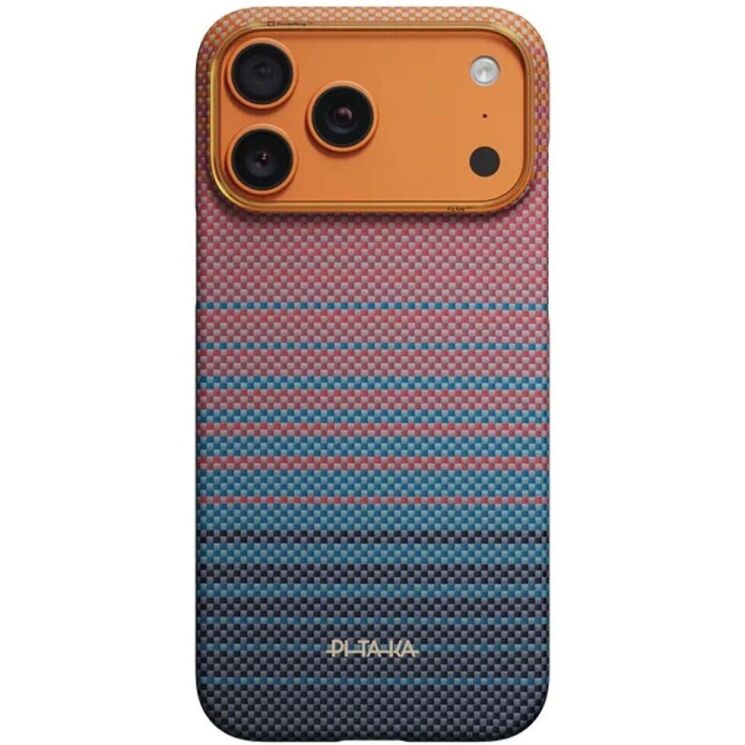 Ультратонкий чехол Pitaka Edge Case California Dream для iPhone 17 Pro Max (SCD1705PM) - Baby Blue / Rose: фото 1 из 9